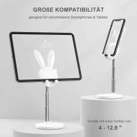 OATSBASF Höhenverstellbarer Handy- und Tabletständer – Kompakte Halterung im Hasen Design – weiteres Produktbild 3