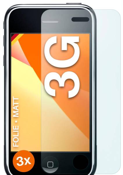 moex FlexProtect Matt für Apple iPhone 3G – Anti Reflex Schutzfolie für besten Displayschutz, Matt