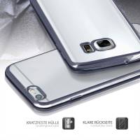 moex Chrome Case für Huawei P9 Lite – Handy Bumper mit Chrom Rand – Transparente Hülle