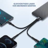Joyroom 3in1 Kabel USB – Lightning / Type C / Micro USB 15cm – Ein einziges Kabel für alle Geräte – weiteres Produktbild 2