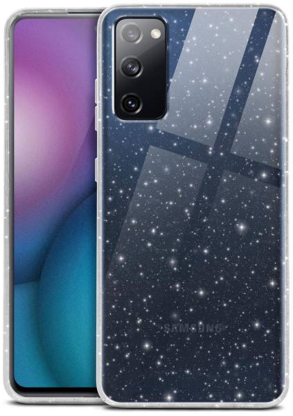 moex® Sparky Case für Samsung Galaxy S20 FE 5G – Stylische Glitzer Hülle, ultra slim Handyhülle, durchsichtig