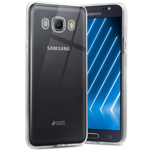 ONEFLOW Clear Case für Samsung Galaxy J5 (2016) – Transparente Hülle aus Soft Silikon, Extrem schlank