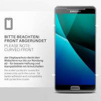 moex FlexProtect Klar für Samsung Galaxy A7 (2016) – Schutzfolie für unsichtbaren Displayschutz, Ultra klar