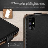 moex Flip Case für Samsung Galaxy M51 – PU Lederhülle mit 360 Grad Schutz, klappbar