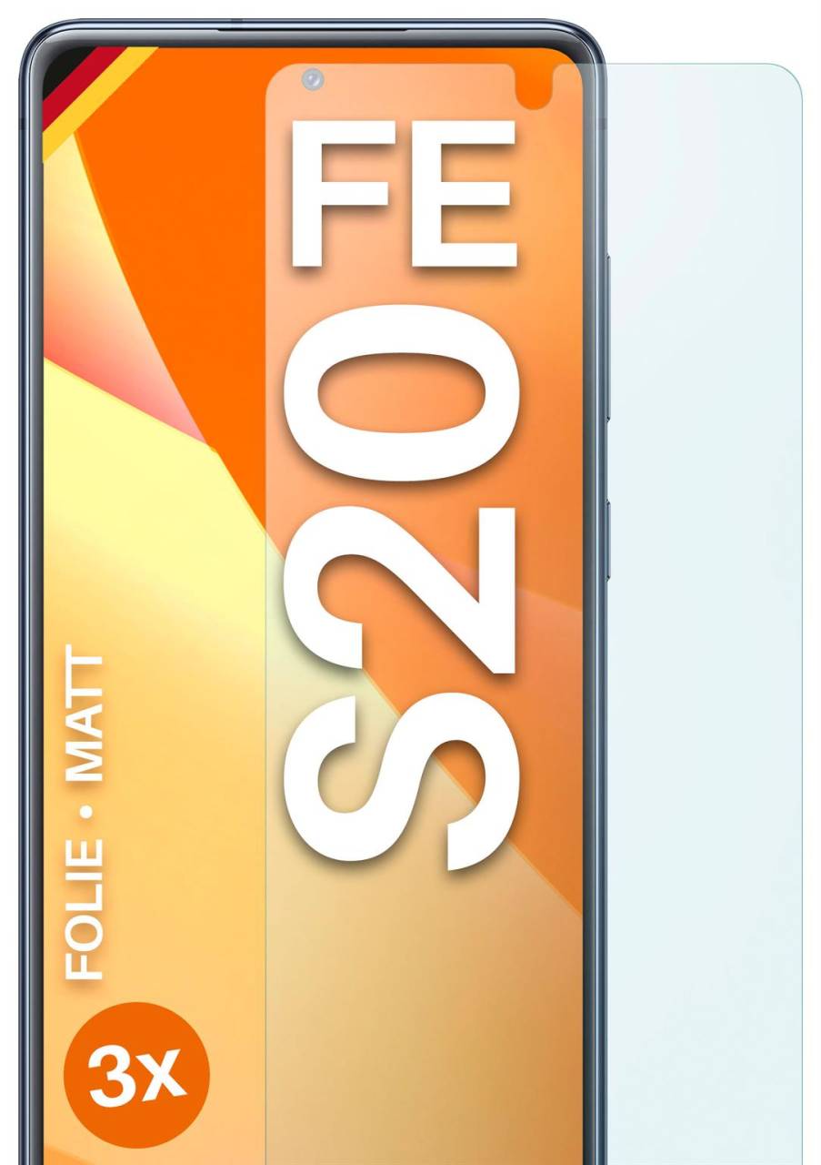 moex FlexProtect Matt für Samsung Galaxy S20 FE – Anti Reflex Schutzfolie für besten Displayschutz, Matt