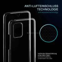 moex Double Case für Samsung Galaxy S10 Lite – 360 Grad Hülle aus Silikon, Rundumschutz beidseitig