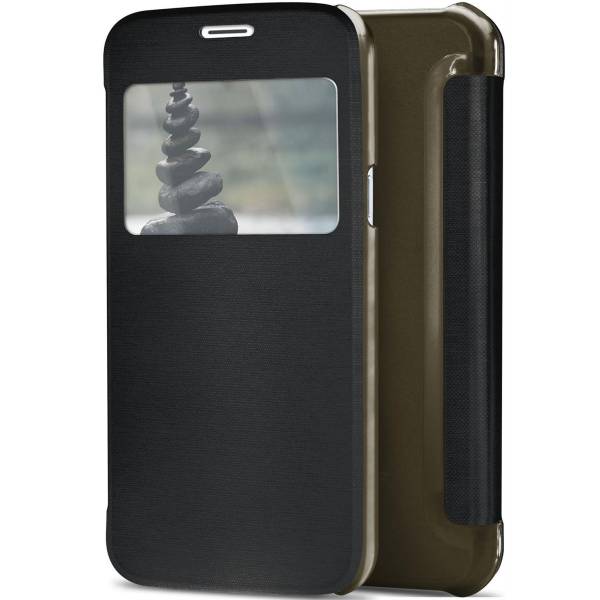 moex Focus Case für iPhone 6 – Klapphülle mit Sichtfenster – Handytasche mit Rundumschutz