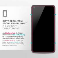 moex ShockProtect Klar für LG Q70 – Panzerglas für kratzfesten Displayschutz, Ultra klar