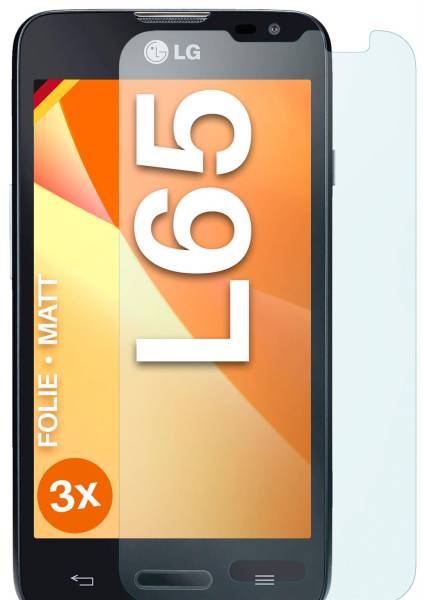 moex FlexProtect Matt für LG L65 – Anti Reflex Schutzfolie für besten Displayschutz, Matt