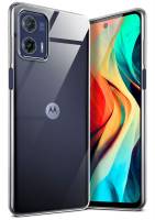 moex Aero Case für Motorola Moto G73 5G – Durchsichtige Hülle aus Silikon, Ultra Slim Handyhülle