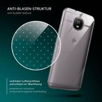 moex Aero Case für Motorola Moto G5s – Durchsichtige Hülle aus Silikon, Ultra Slim Handyhülle
