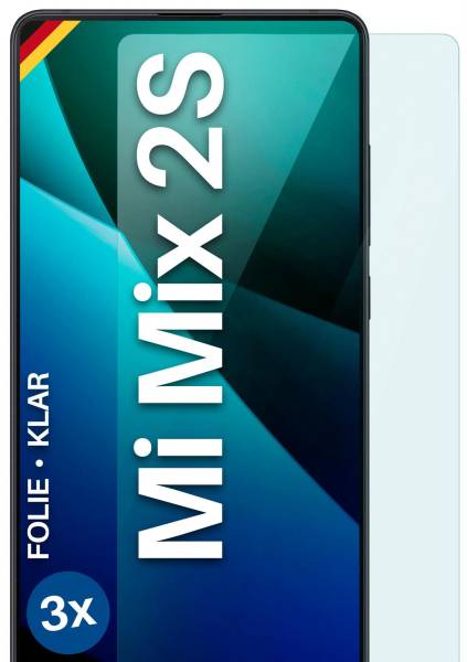 moex FlexProtect Klar für Xiaomi Mi Mix 2S – Schutzfolie für unsichtbaren Displayschutz, Ultra klar