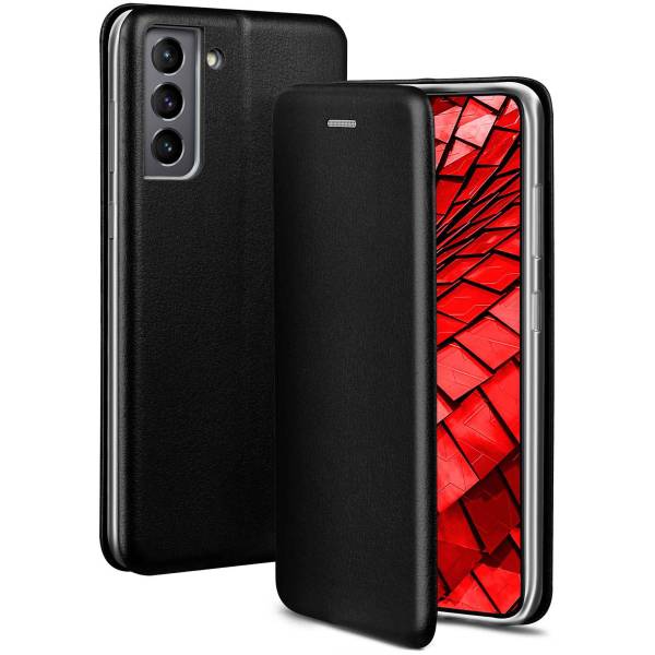 ONEFLOW Business Case Samsung Galaxy S21 Plus Handytasche mit Kartenfach