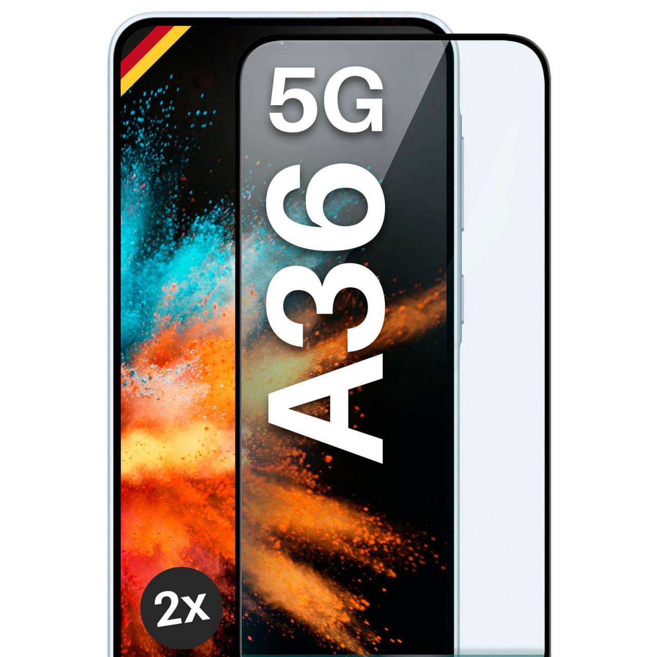 moex CurveProtect Samsung Galaxy A36 5G Panzerglas 3D Full Screen