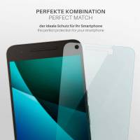 moex FlexProtect Klar für Huawei Nexus 6P – Schutzfolie für unsichtbaren Displayschutz, Ultra klar