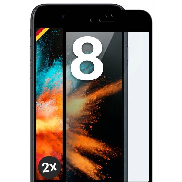 moex CurveProtect iPhone 8 Panzerglas 3D Full Screen