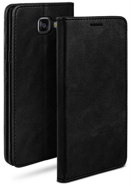 moex Casual Case für Samsung Galaxy A7 (2016) – 360 Grad Schutz Booklet, PU Lederhülle mit Kartenfach