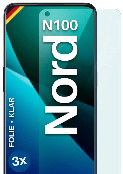 moex FlexProtect Klar für OnePlus Nord N100 – Schutzfolie für unsichtbaren Displayschutz, Ultra klar