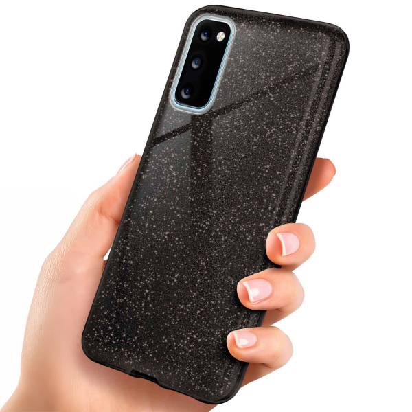 ONEFLOW Glitter Case Samsung Galaxy S20 5G mit Glitzer Look