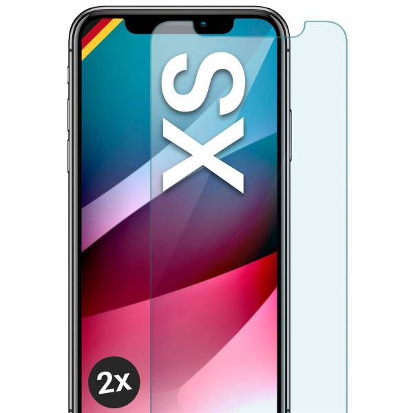 moex ShockProtect iPhone XS Panzerglas Klar