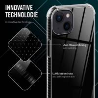 ONEFLOW Cushion Case für Apple iPhone 15 – Durchsichtige Hülle aus Silikon mit 3D Kameraschutz