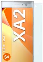 moex FlexProtect Matt für Sony Xperia XA2 – Anti Reflex Schutzfolie für besten Displayschutz, Matt