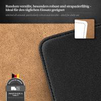 moex Flip Case für LG K10 (2016) – PU Lederhülle mit 360 Grad Schutz, klappbar