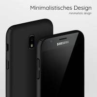 moex Alpha Case für Samsung Galaxy J3 (2018) – Extrem dünne, minimalistische Hülle in seidenmatt