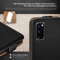 moex Flip Case für Samsung Galaxy S20 – PU Lederhülle mit 360 Grad Schutz, klappbar