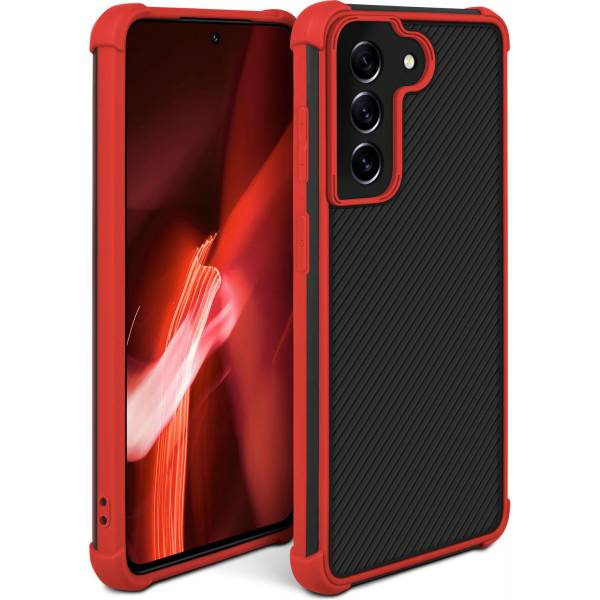 moex Leap Case Samsung Galaxy S21 FE 5G mit Kanten- & Kameraschutz