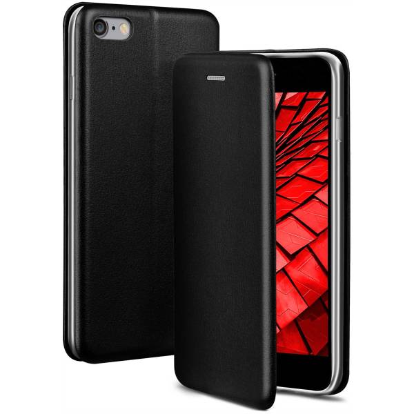 ONEFLOW Business Case für Apple iPhone 6s – Klappbare Handytasche mit Kartenfach und Ständer
