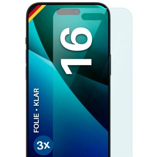 moex FlexProtect iPhone 16 Schutzfolie Klar