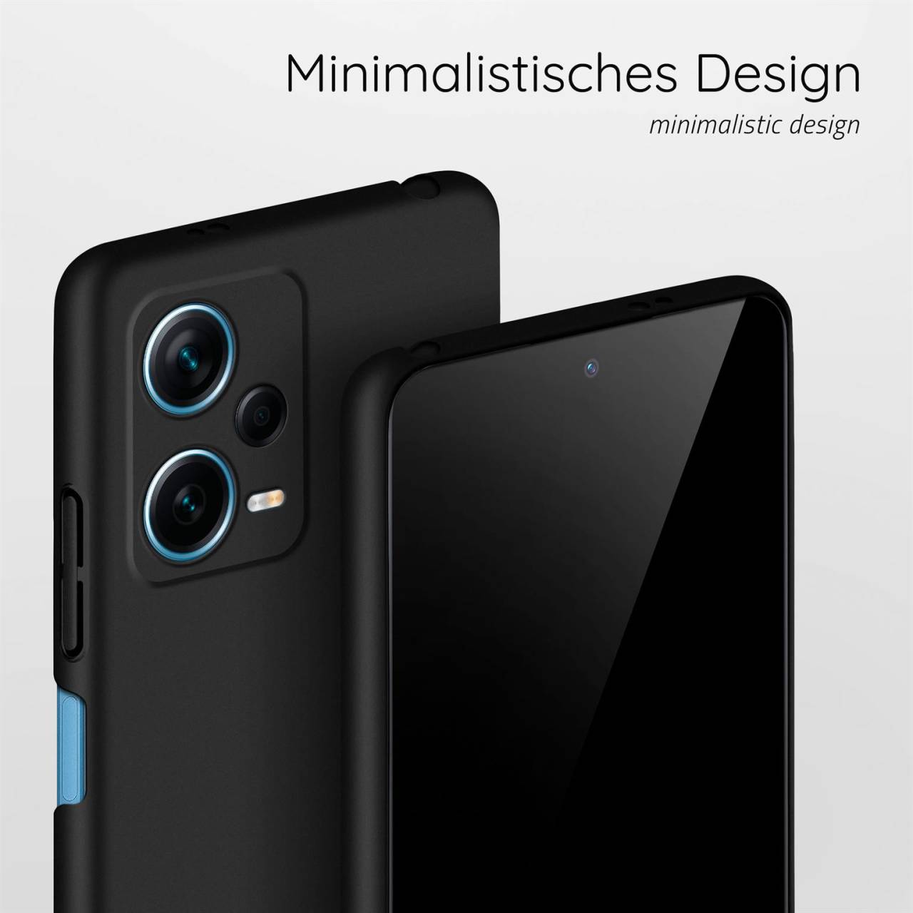 moex Alpha Case für Xiaomi Redmi Note 12 5G – Extrem dünne, minimalistische Hülle in seidenmatt
