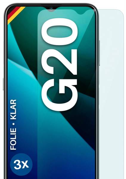 moex FlexProtect Klar für Nokia G20 – Schutzfolie für unsichtbaren Displayschutz, Ultra klar