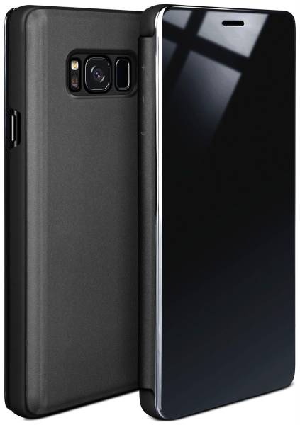 moex Void Case für Samsung Galaxy S8 – Klappbare 360 Grad Schutzhülle, Hochglanz Klavierlack Optik