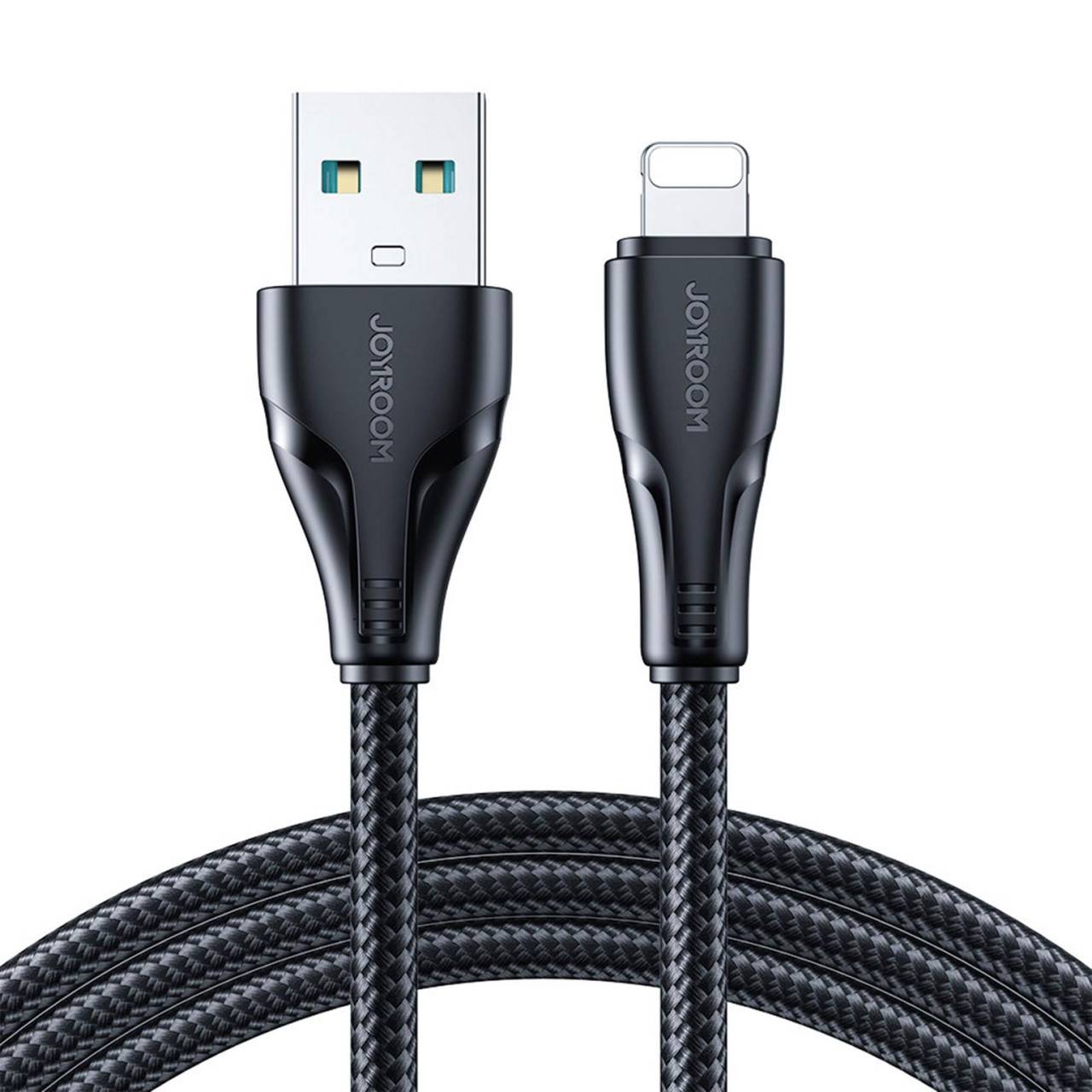 Joyroom Ladekabel – USB A auf Lightning für iPhone und iPad, Schnellladekabel Surpass Serie, Nylon, Länge 3,0m