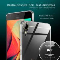 moex Aero Case für HTC Desire 10 Lifestyle – Durchsichtige Hülle aus Silikon, Ultra Slim Handyhülle