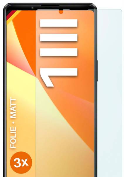 moex FlexProtect Sony Xperia 1 III Schutzfolie Matt