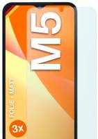 moex FlexProtect Matt für Xiaomi Poco M5 – Anti Reflex Schutzfolie für besten Displayschutz, Matt