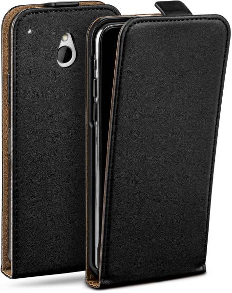 moex Flip Case für HTC One Mini – PU Lederhülle mit 360 Grad Schutz, klappbar