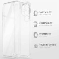 ONEFLOW Touch Case für Samsung Galaxy S22 Ultra – 360 Grad Full Body Schutz, komplett beidseitige Hülle