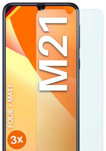 moex FlexProtect Matt für Samsung Galaxy M21 – Anti Reflex Schutzfolie für besten Displayschutz, Matt
