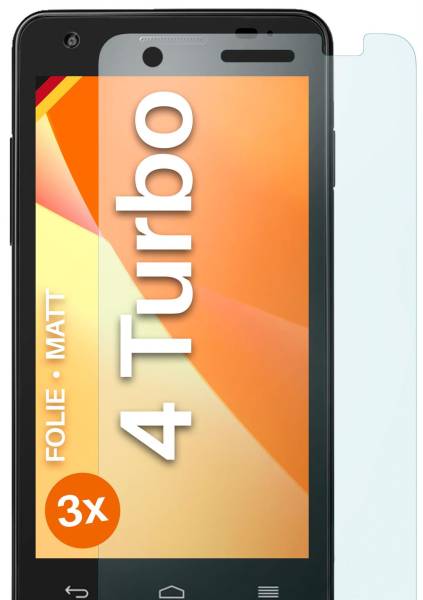 moex FlexProtect Matt für Vodafone Smart 4 Turbo – Anti Reflex Schutzfolie für besten Displayschutz, Matt