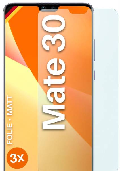 moex FlexProtect Matt für Huawei Mate 30 – Anti Reflex Schutzfolie für besten Displayschutz, Matt