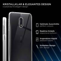 ONEFLOW Clear Case Nokia 6 Silikonhülle transparent – weiteres Produktbild 1