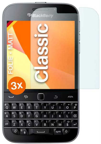 moex FlexProtect Matt für BlackBerry Classic – Anti Reflex Schutzfolie für besten Displayschutz, Matt
