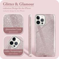 ONEFLOW Glitter Case für Apple iPhone 12 Pro Max – Glitzer Hülle aus TPU, designer Handyhülle