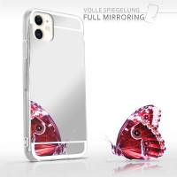 moex Mirror Case für Apple iPhone 12 mini – Handyhülle aus Silikon mit Spiegel auf der Rückseite