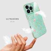 ONEFLOW Flower Cover iPhone 16 Pro Max Blumen Muster – weiteres Produktbild 4