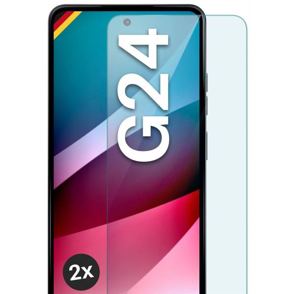 moex ShockProtect Motorola Moto G24 Panzerglas Klar